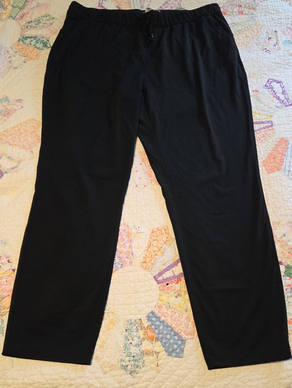 CRZ YOGA Black Women's Drawstring Pants